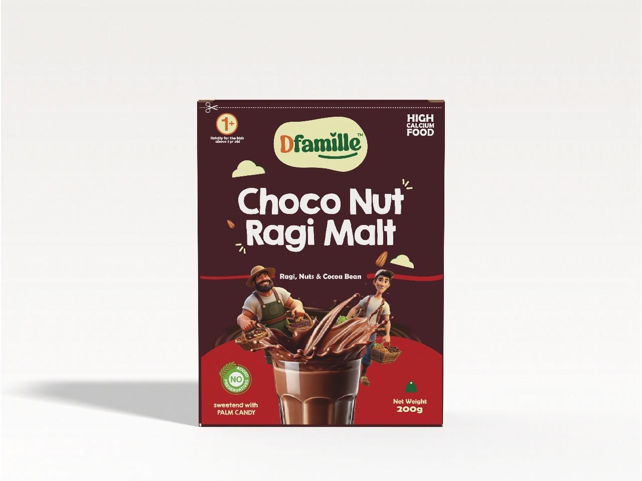 DFAMILLE CHOCO NUT RAGI MALT REFILL