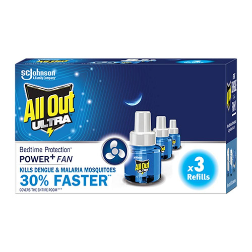 ALL OUT ULTRA POWER+FAN X3 REFILLS