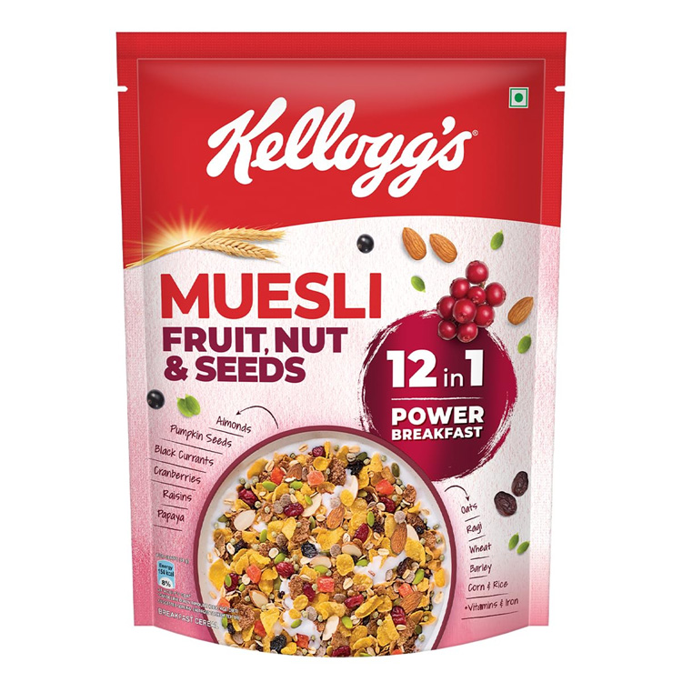 KELLOGGS MUESLI FRUITS ,NUTS & SEEDS