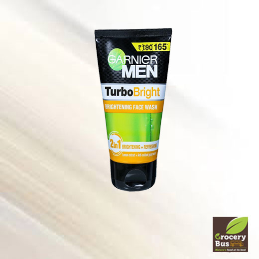 GARNIER MEN TURBO BRIGHT BRIGHTENING FACE WASH