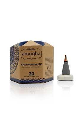 AMOGHA INCENSE CONE _KASTHURI MUSK