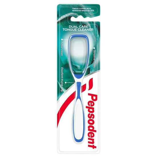 PEPSODENT DUAL CARE TONGUE CLEANER