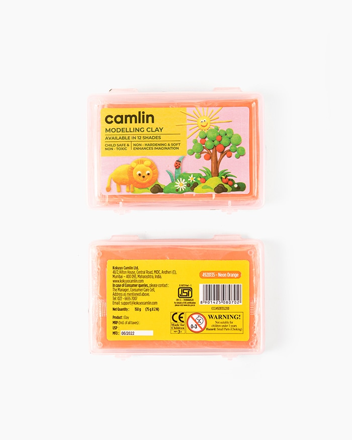 CAMLIN MODELLING CLAY _NEON ORANGE 