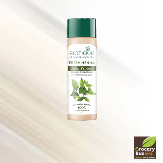 BIOTIQUE FRESH HENNA COLOUR PROTECT SHAMPOO & CONDITIONER