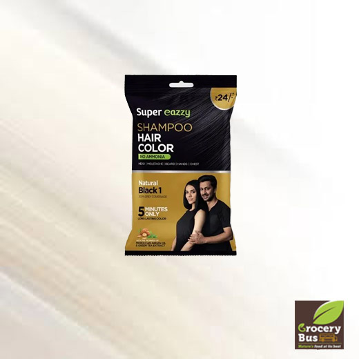 VCARE BLACK SUPER EAZZY SHAMPOO HAIR COLOUR 