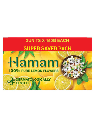 HAMAM LEMON SOAP (PACK OF 3*150G EACH)