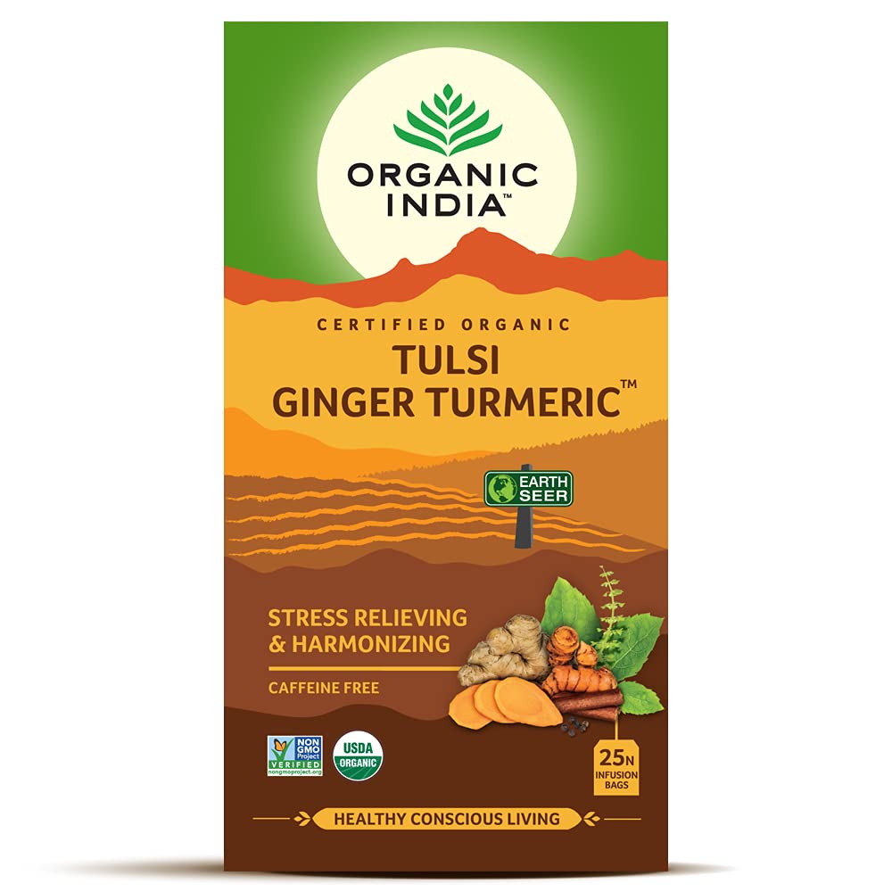 ORGANIC INDIA TULSI GINGER TURMERIC