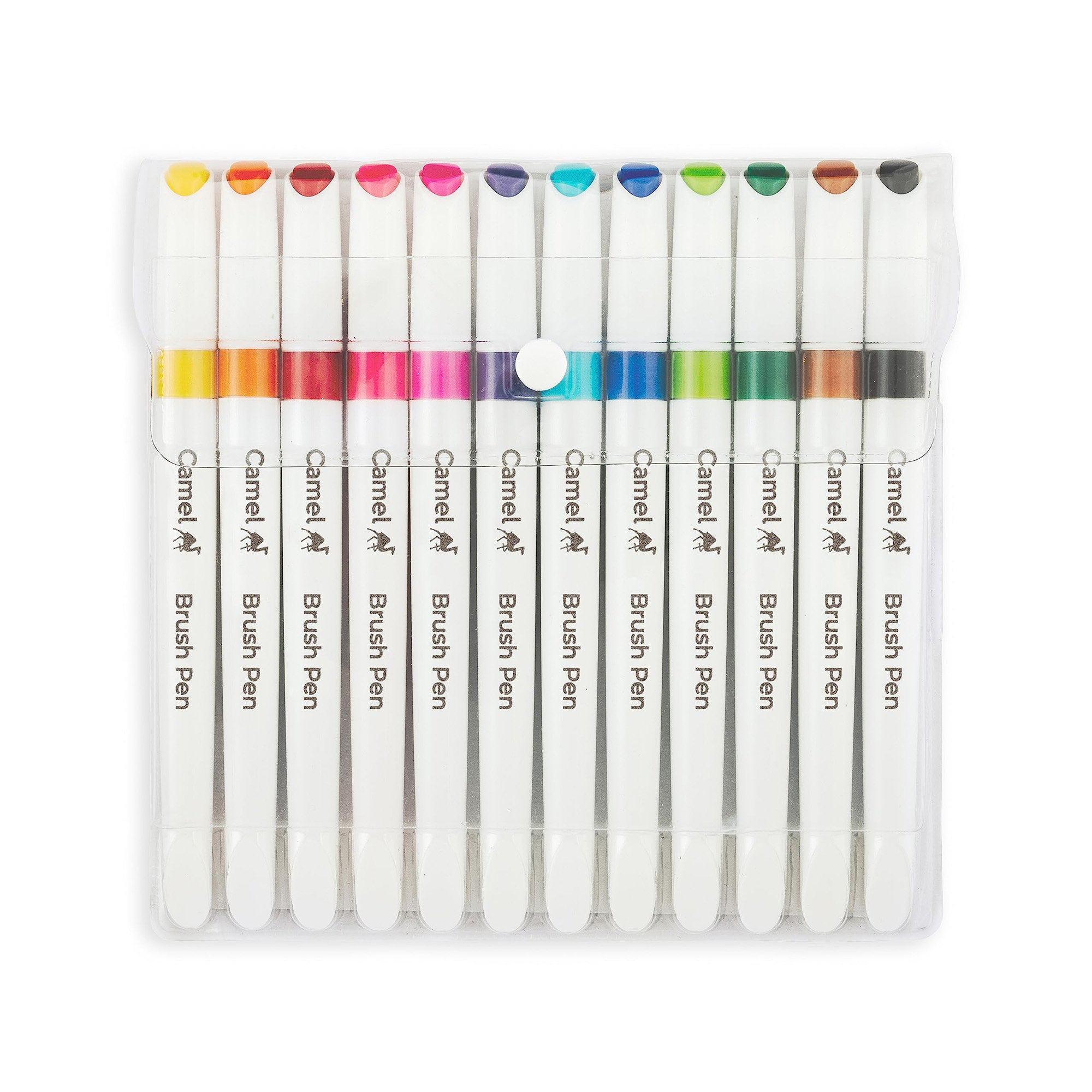 CAMEL BRUSH PEN 12 COLOURS