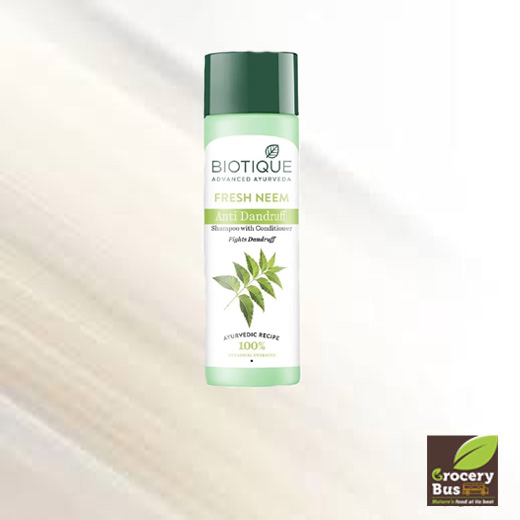 BIOTIQUE FRESH NEEM ANTI DANDRUFF SHAMPOO WITH CONDITIONER