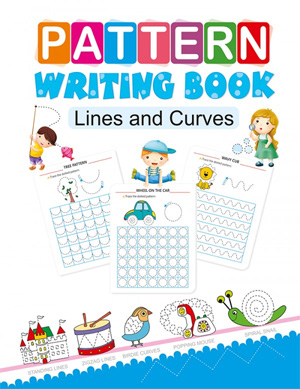 PATTERN WRITING BOOK CURVES AND STANDING LINES