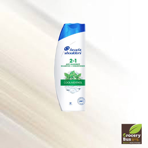 HEAD & SHOULDERS COOL MENTHOL 2 IN 1  ANTI-DANDRUFF SHAMPOO + CONDITIONER 