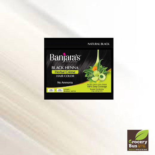 BANJARAS HENNA HERBAL CREME HAIR COLOUR 