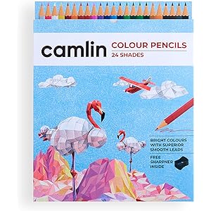 CAMLIN COLOUR PENCILS _ 24 SHADES