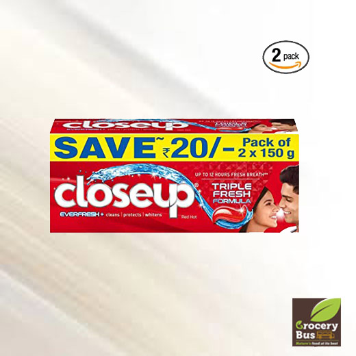 CLOSE UP TRIPLE FRESH FORMULA (150G+150G)