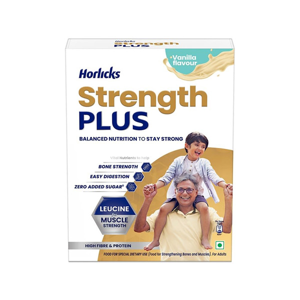 HORLICKS STRENGTH PLUS VANILLA FLAVOUR