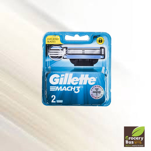 GILLETTE MACH3 RAZOR BLADE - 2 CARTRIDGES 