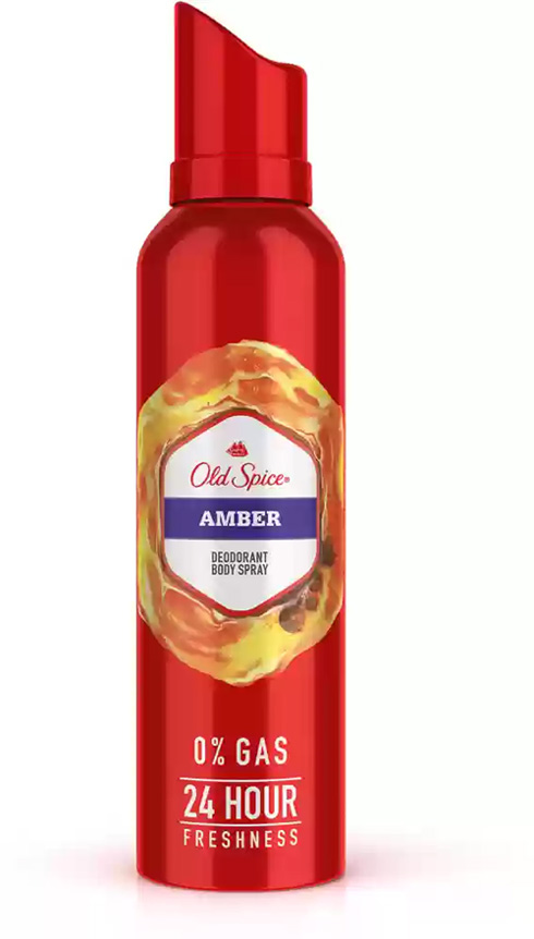 OLD SPICES AMBER DEODORANT BODY SPRAY