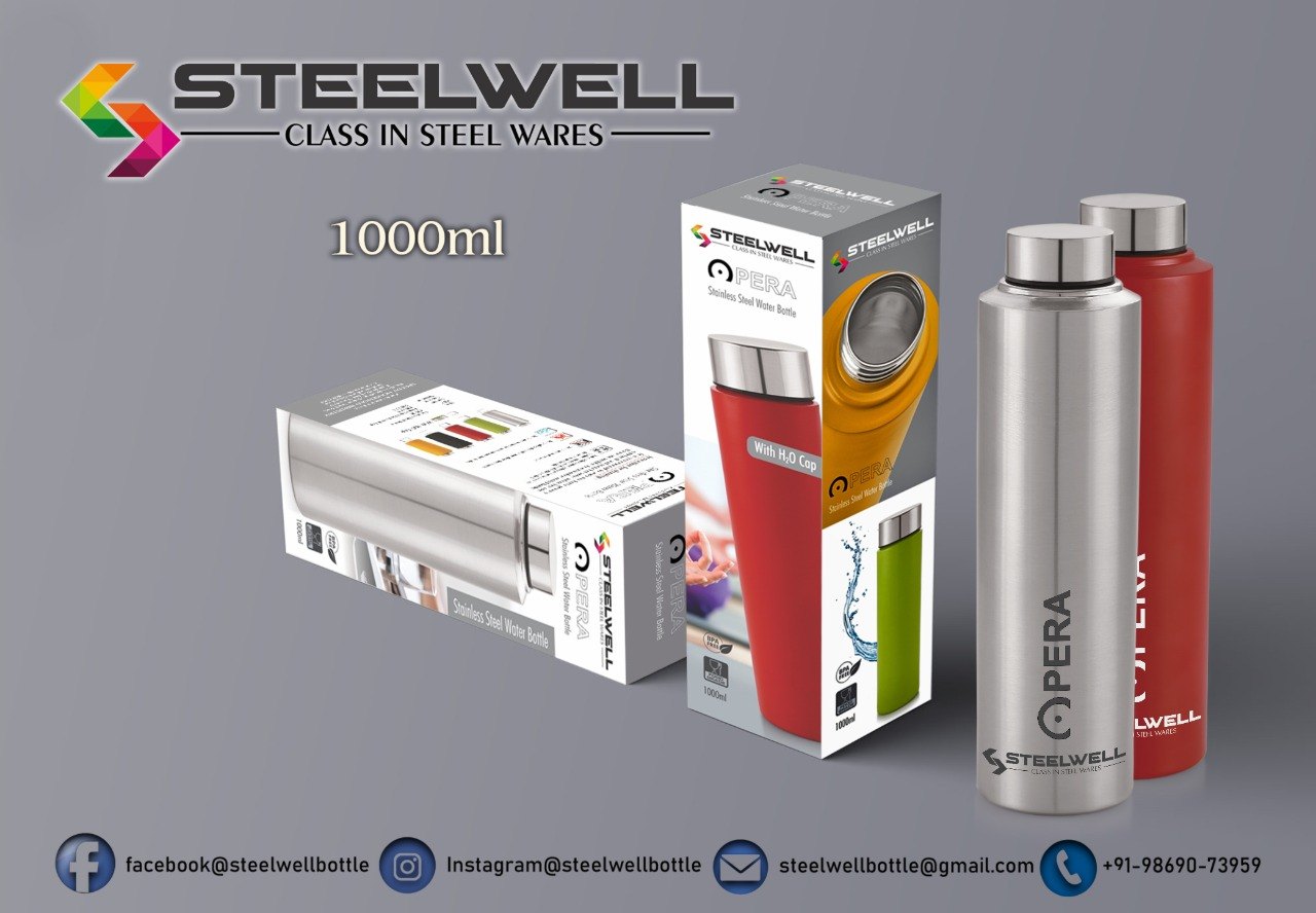 STEEL BOTTLE 1000ML