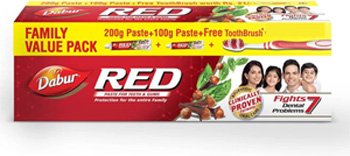 DABUR RED TOOTH PASTE - FAMILY PACK 