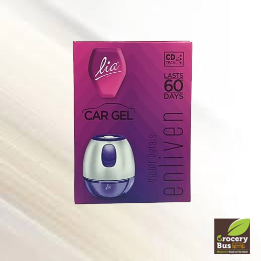 LIA CAR GEL VIOLET PETALS ENLIVEN AIR FRESHNER