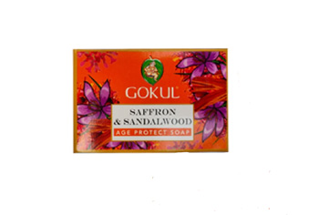 GOKUL SAFFRON & SANDALWOOD AGE PROTECT SOAP