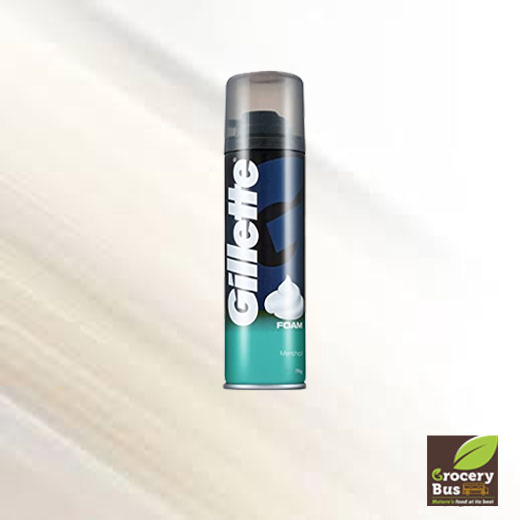 GILLETTE MENTHOL SHAVING FOAM